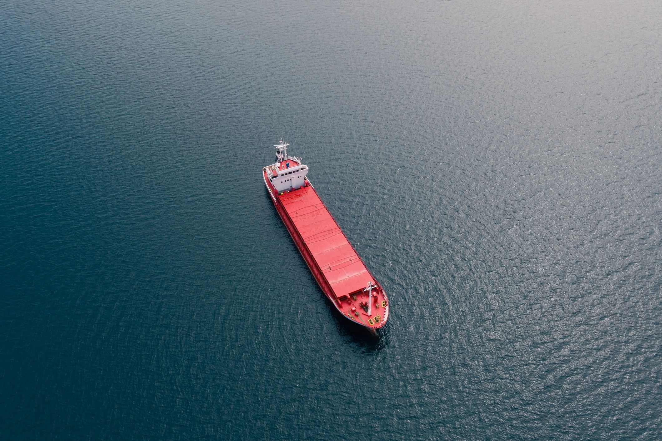 Cargo ship in Northern Europe